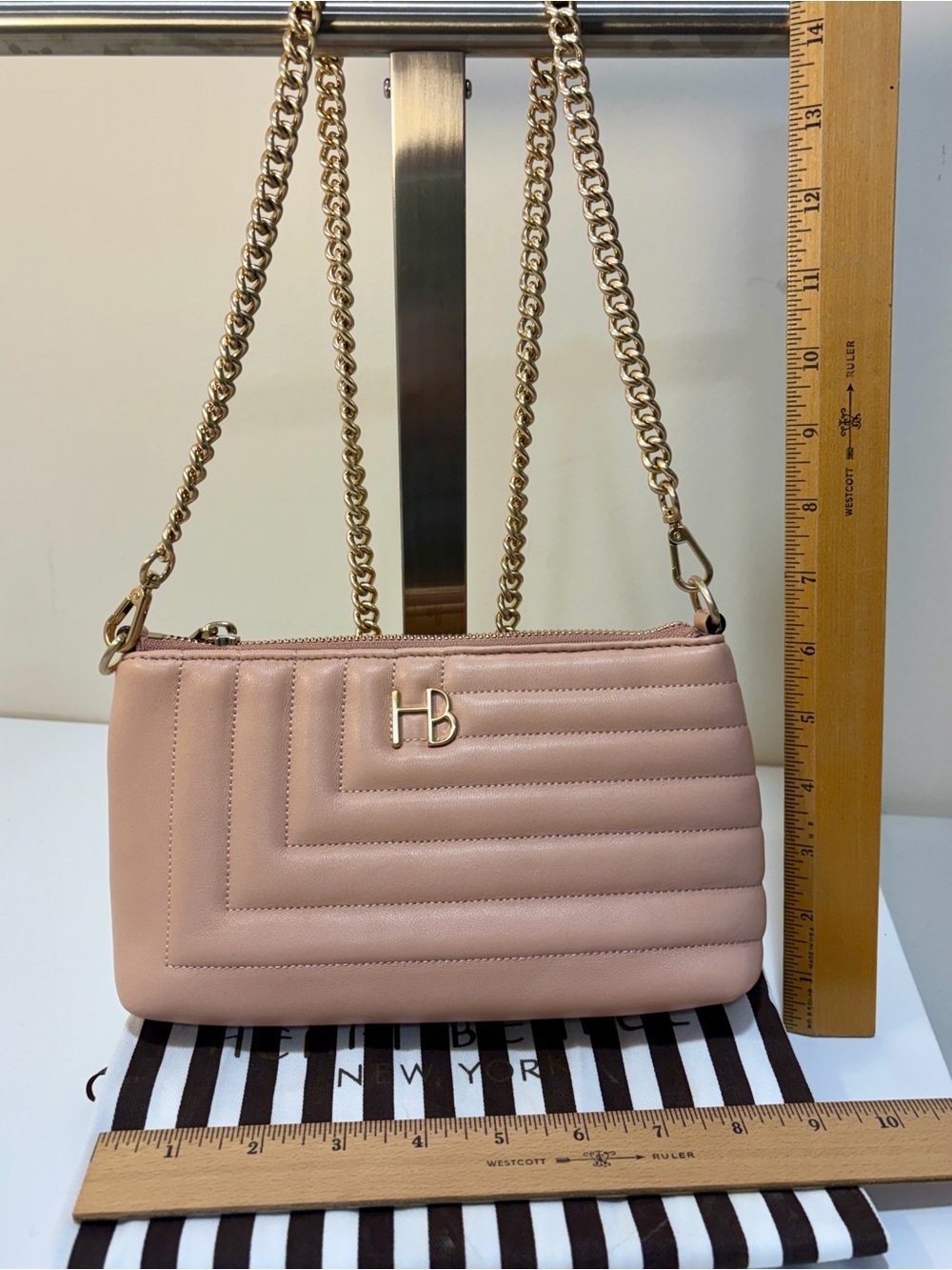 Henri Bendel 712 Convertible Crossbody in Mahogany Rose